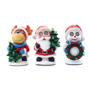 Tree-shaped resin Santa Claus light-up music box ornament, Christmas decoration, Christmas Valentine's Day gift for children. - Product Image 5