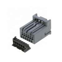 Conector automotriz de plástico eléctrico, conector automático de arnés de cables macho y hembra, 2 unidades