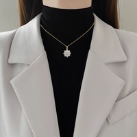 Ensemble de bijoux en acier inoxydable 316L, collier et boucles d'oreilles pendantes en zircon rose, motif tournesol, pour femmes, bijoux de mariage