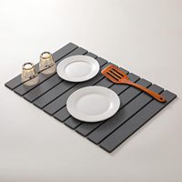 Tapis de séchage de cuisine pliable anti-dérapant en diatomite-Écologique Lavable à haute absorption pour une utilisation à domicile