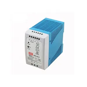 기존 MEAN 웰 MDR-100-24 96W 단일 출력 산업용 DIN 레일 전원 공급 장치
