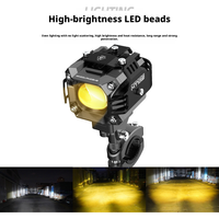 Waterproof Motorcycle LED Spotlights Aluminum Alloy Heat Dissipation Custom Size for Motorbike Electric Scooter 20pcs OEM