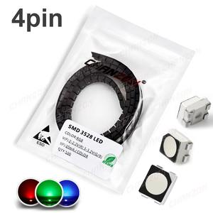 100 पीसी 3528 1210 स्मॉड डीड लैंप चिप लाइट बेड गर्म सफेद नीले पीले रंग का नारंगी रंग उव गुलाबी बैंगनी rgb माइक्रो 3v - Product Image 6