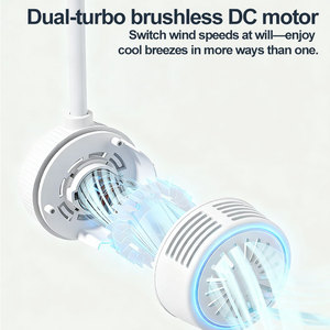 Ventilador de Cuello Plegable 2026 Actualizado con Pantalla LED, 6 Niveles de Viento Potente, Manos Libres, Rotación 360° °   <span class=keywords><strong>Salida</strong></span> de <span class=keywords><strong>Aire</strong></span> Giratoria - Product Image 4