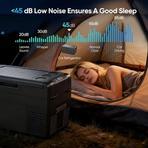 Precio de fábrica Euhomy Travel <span class=keywords><strong>Nevera</strong></span> <span class=keywords><strong>12V</strong></span> 24V Congelador eléctrico Enfriador Bluetooth APP Control 25L Refrigeradores portátiles para automóviles - Product Image 5