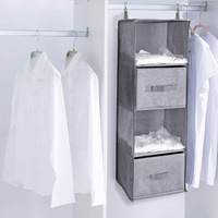 Organiseurs de placard suspendus et sacs de rangement pour vêtements, étagères pliables pour armoire de camping-car, organisateur suspendu pour chaussures et jouets