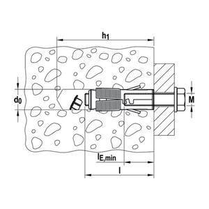 FISCHER - 500602 Anclaje de acero de expansión de alta resistencia SLM - EAN 8001132006023 ANCLAJES MECÁNICOS - Product Image 4