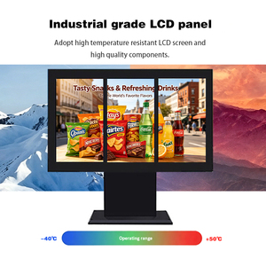 หน้าจอแอลซีดีแอนดรอยด์ 4K ขนาด 43 55 นิ้ว สำหรับร้านอาหารกลางแจ้ง ระบบคลาวด์ไดรฟ์ทรู ความสว่าง 3500nits ป้ายเมนูดิจิทัลกลางแจ้ง ป้ายดิจิทัลกลางแจ้ง - Product Image 5
