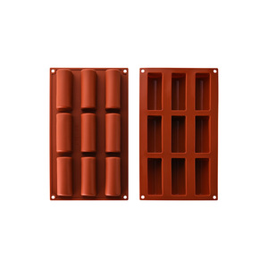 <span class=keywords><strong>Moule</strong></span> à gâteau en silicone semi-cylindrique à 9 trous <span class=keywords><strong>Moule</strong></span> à gâteau à longue bande pour chocolat et gâteaux Plats et casseroles - Product Image 4