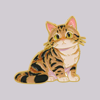 Broche en émail chat mignon, broches animaux de dessin animé, badges pour chapeaux et revers, accessoires de mode pour sacs à dos et vêtements, bijoux, cadeaux pour amis