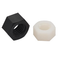 ISO 4032 Nylon Hexagonal Nut M2 M3 M4 M5 M6 M8 M10 M12 Plastic Nuts Variety of Nuts