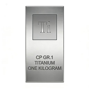 Plaque en titane massif GR1 de 1 kg, épaisseur 40 mm, marque TGS, cadeau souvenir - Product Image 3