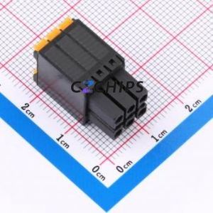MX15EDGKNH-3.5-2*03P-BK01-Cu-A Plug-in Terminal Block P=3.5mm Connector Plug 2x3P 3.5mm Black - Product Image 2