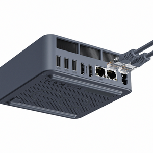جهاز توجيه جدار الحماية الكل في واحد كمبيوتر صغير مع إنتل N100/N305 16 جيجابايت 32 جيجابايت رام <span class=keywords><strong>2</strong></span>*10G SFP + جهاز Pfsense 3*<span class=keywords><strong>2</strong></span>.5 جيجابايت - Product Image 5