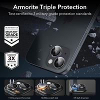 Film de protection d'objectif d'appareil photo en verre trempé transparent anti-rayures HD pour iPhone 15 14 Pro 16 17 Air