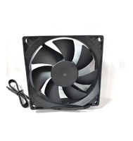Ventilateur de refroidissement sans balais DC 9025 90 mm, ventilateur axial PWM 4 broches 12 V/24 V pour boîtier PC, alimentation, équipement industriel