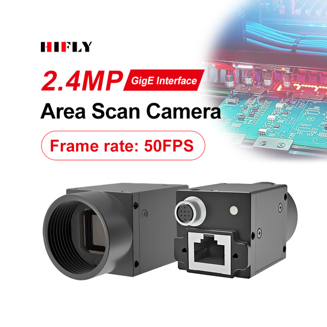 HIFLY GMAX4002 Sensor 2.4MP 50FPS 1/1.7" GigE Machine Vision Ai Inspection Industrial Camera Global Shutter