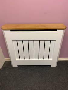 Venta de fábrica, cubierta de radiador moderna, gabinete de radiador decorativo de madera maciza, cubierta de radiador personalizada con esquinas ingleteadas y parte superior de <span class=keywords><strong>roble</strong></span> - Product Image 3