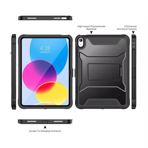 เคสแท็บเล็ตแบบกันกระแทก ดีไซน์เกราะ ผลิตจากวัสดุ TPU+PC สำหรับ iPad (A16) 11 นิ้ว ปี 2025 และ iPad รุ่นที่ 10 ขนาด 10.9 นิ้ว ปี 2022 - Product Image 4