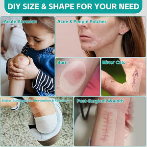 Tahan air hidrokoloid rol Gel Blister perban transparan stiker tumit pita kaki tangan untuk perban luka kapalan - Product Image 2