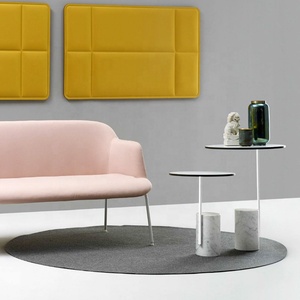 Mesa de Centro Redonda de Mármol Blanco Estilo Escandinavo, Mueble para el Hogar, Mesa Auxiliar para Sofá o Dormitorio - Product Image 5