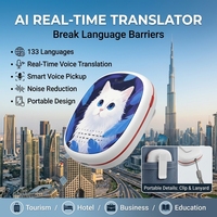 Penerjemah AI Multibahasa Portabel 133 Bahasa Perangkat Penerjemah Suara Real-Time untuk Pariwisata Hotel Bisnis