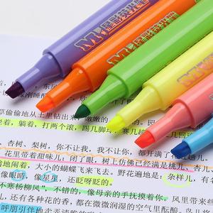 M&G Highlighter <b>Pen</b> 6-Color Set Slanted Tip For Student Note Taking And Journaling - Product Image 5