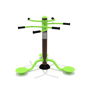 Barres parallèles en acier galvanisé pour entraînement en plein air, équipement de fitness écologique pour adultes - Product Image 2