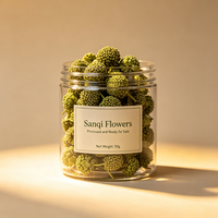 Fleur séchée de Panax Notoginseng, matière première végétale brute de Panax Notoginseng pour thé floral, boisson solide, pâtisserie, collation, matière première