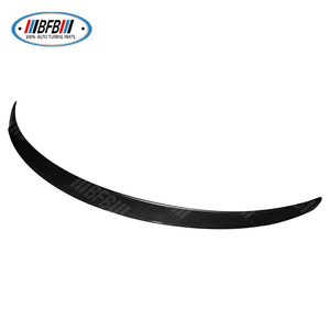 Aileron arrière en fibre de carbone véritable pour Tesla <span class=keywords><strong>Model</strong></span> 3 2023+, aileron de toit, aileron de queue, aileron de type bec de canard, amélioration élégante du pare-chocs arrière - Product Image 3