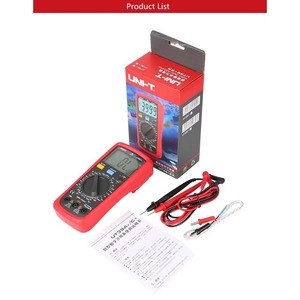 <span class=keywords><strong>UNI</strong></span>-<span class=keywords><strong>T</strong></span> UT39C + DC voltmetre akım 3999 sayma multimetre direnç kapasite test cihazı diyot <span class=keywords><strong>Tester</strong></span> elektrik enstrüman - Product Image 6