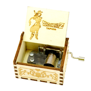 Tapion Bán Buôn Tùy Chỉnh Nhỏ Âm Nhạc Box - Hand Crank Mini Anime Hộp Quà Tặng Màu Đen Engravable Thu Cho Dragon Ball Người hâm mộ - Product Image 1