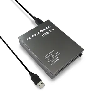 USB2.0 인터페이스 읽기 플래시 디스크 PC ATA 플래시 메모리 카드 리더 핫 스왑 PCMCIA 카드 리더 어댑터