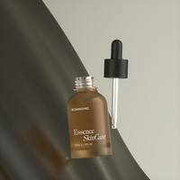 Set Kemasan Kosmetik Berkualitas Tinggi, Set Kosong, Botol Krim Kaca Bening Berlapis Embun Dengan Tutup Bambu, Botol Kaca