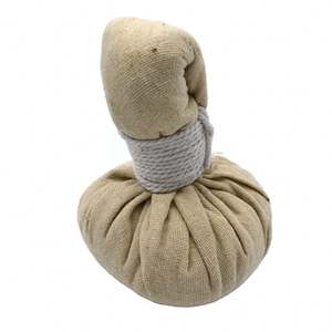 Boule de massage à base de plantes thaïlandaises pour spa et athlètes Boule de compresse à base de plantes naturelles Soulagement de la fatigue Aroma Massage Spa Ball - Product Image 3