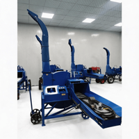 Nouvelle machine combinée de découpe et de broyage de fourrage pour animaux et de paille à haute pulvérisation