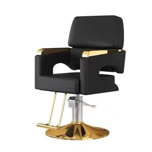 Cheap Salon Furniture Stainless Steel Hair Gold Massage Hydraulic <b>Barber</b> <b>Chair</b> Salon <b>Chairs</b> Beauty Salon for people - Product Image 1