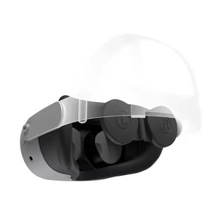 Correa de silicona a prueba de polvo para la cabeza con cubierta de lente, funda protectora para la cabeza para Meta Quest3S/<span class=keywords><strong>Quest2</strong></span> <span class=keywords><strong>VR</strong></span>, lentes para gafas - Product Image 5