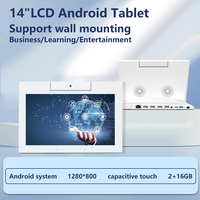 Tableta POS Android con Pantalla Táctil de 13.3 Pulgadas y Resolución 1080p, Procesador Rockchip de Ocho Núcleos, Formato en L, Wi-Fi, POE, NFC, RJ45, Ethernet, para Negocios y Kioscos