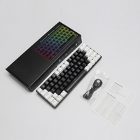 87 Tombol Permainan RGB Hijau Sumbu Permainan Komputer Sumbu Merah Diskon Besar Kabel Bercahaya PC Set Keyboard Mekanik