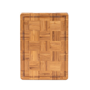 Bamboo Cutting Board Rectangle <b>Set</b> Natural Wood Kitchen Chopping Block For Food Prep - Product Image 5