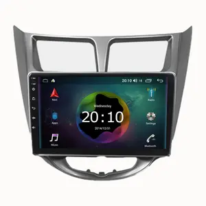 IOKONE Werks lieferant Quad Core 1G 16G 9 Zoll Touchscreen Autoradio Video DVD-Player für Hyundai Verna/ I-25/Akzent 2010-2014