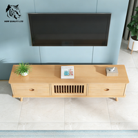 Mueble para TV de Madera Ecológico Moderno, Estilo Rústico, Listo para Enviar, Personalizable, de Bajo Precio y Fabricación Directa de Fábrica, para Hogar u Hotel
