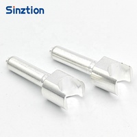 Borne de connexion pour prise EV, en cuivre sur mesure usinée CNC, plaquée argent, pour accessoires de charge, usinage par électroérosion, usinage par perçage, bornes de connexion PC