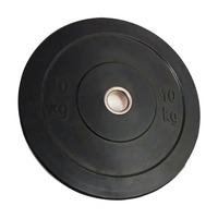 Disque de musculation en caoutchouc intégral, haute élasticité, antidérapant, avec logo personnalisé, pour l'entraînement de fitness