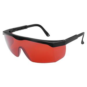 Lunettes de sécurité laser à monture noire, protection 532 nm pour appareils de beauté, avec monture réglable et plaquettes nasales confortables - Product Image 2