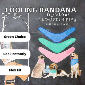قابل للتعديل قابل لإعادة الاستخدام الكلب وشاح تبريد فوري الحيوانات الأليفة باندانا الرقبة التفاف للطقس الحار الصيف للهدايا في الهواء الطلق عيد الميلاد - Product Image 2