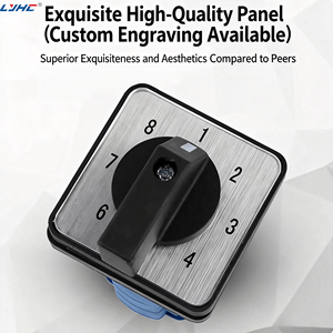 Interruptor de Leva de Cambio de Vía Rotatorio de 2 Posiciones y 4 Polos <span class=keywords><strong>MUTAI</strong></span>, Impermeable, de Metal y Plástico, con Terminal de Tornillo, 32 Amperios - Product Image 6