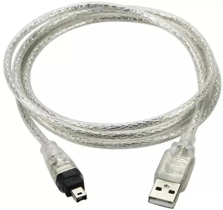 Lb2 Kabel Adaptor ILink Pria, USB Laki-laki Ke Fireweee 1394 4 Pin UNTUK SONY DCR-TRV75E DV 1.2M