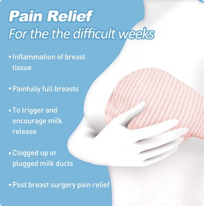 แผ่นประคบร้อนเย็นสำหรับคุณแม่ให้นมบุตร รุ่น GY B003 สีชมพู ผลิตจากวัสดุ PVC และผ้าพลัฌ - Product Image 4